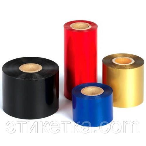 Риббон Wax красный RED 110мм x 300 м 136130 фото