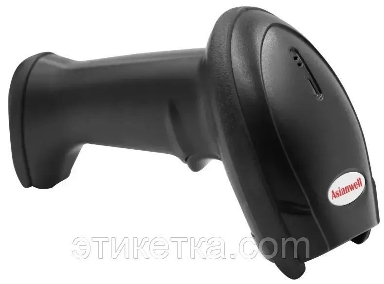 Сканер беспроводной Asianwell 9108RB (MC-200WGB) receiver 2,4G; image CCD 1D, черный 109923 фото